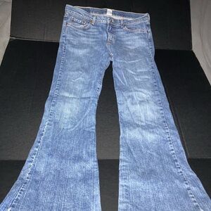 Vintage Dungarees Lucky Brand Women’s Blue Flared Jeans